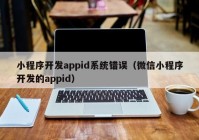 小程序開發(fā)appid系統(tǒng)錯誤（微信小程序開發(fā)的appid）