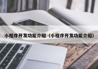 小程序開發(fā)功能介紹（小程序開發(fā)功能介紹）