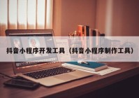 抖音小程序開發(fā)工具（抖音小程序制作工具）