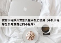 微信小程序開發(fā)怎么在手機上使用（手機小程序怎么開發(fā)自己的小程序）