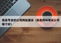 南昌專業(yè)的公司網(wǎng)站建設(shè)（南昌網(wǎng)站建設(shè)公司哪個好）