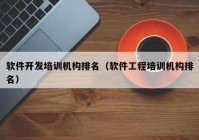 軟件開發(fā)培訓機構(gòu)排名（軟件工程培訓機構(gòu)排名）